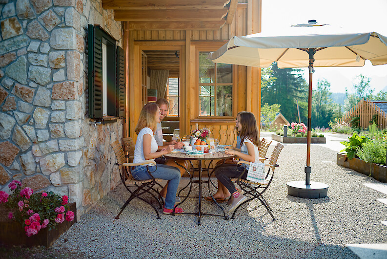 Schmiedgut - Perfekter Familienurlaub mit eigener Terrasse im Garten